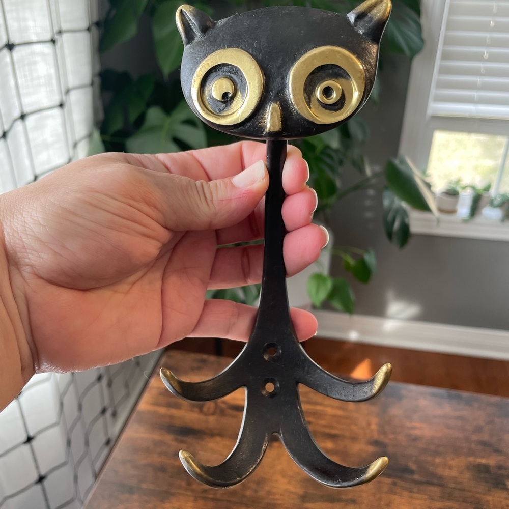 MCM Walter Bosse Owl Coat Hook